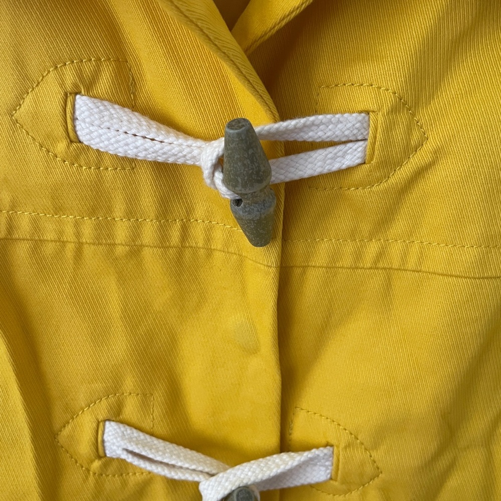 Gap Yellow Toggle Women's Jacket - image 3